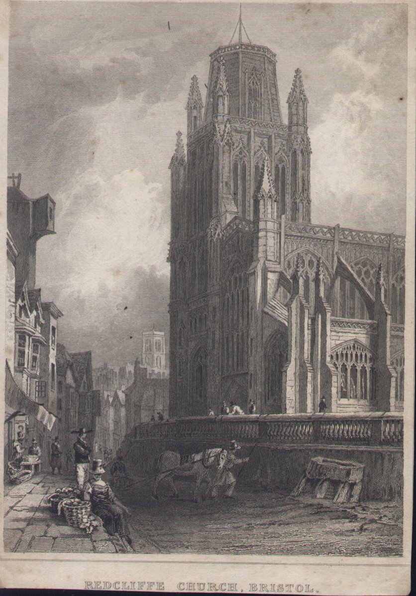 Print - Redclyffe Church, Bristol. Looking North